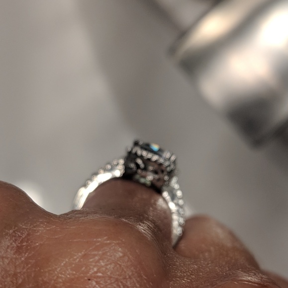 Mystic topaz cz ring - Picture 3 of 7